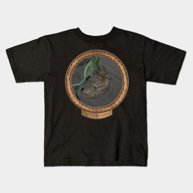 Cicada Shell Kids T-Shirt by Swabcraft